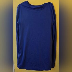 Nike Men's Deep Blue Long Sleeve Tee